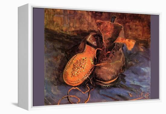 Pair of Shoes, 1887-Vincent van Gogh-Framed Premier Image Canvas