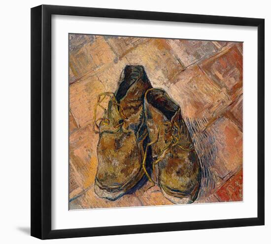 Pair of Shoes-Vincent van Gogh-Framed Giclee Print