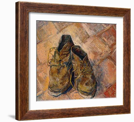 Pair of Shoes-Vincent van Gogh-Framed Giclee Print