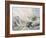 Pair of Snowy Owls in the Snowy Mountains, Australia-Carl Donner-Framed Giclee Print