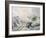 Pair of Snowy Owls in the Snowy Mountains, Australia-Carl Donner-Framed Giclee Print