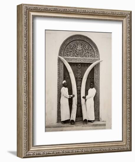 Pair of Tusks, Zanzibar-null-Framed Giclee Print