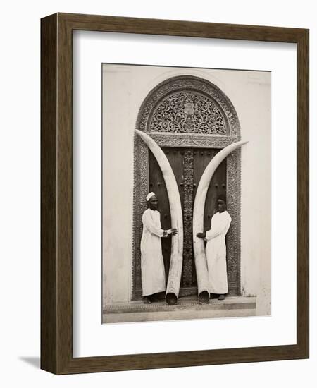 Pair of Tusks, Zanzibar-null-Framed Giclee Print