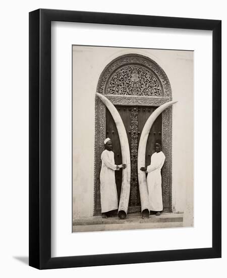 Pair of Tusks, Zanzibar-null-Framed Giclee Print