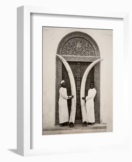 Pair of Tusks, Zanzibar-null-Framed Giclee Print