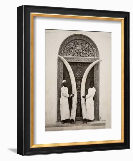 Pair of Tusks, Zanzibar-null-Framed Giclee Print