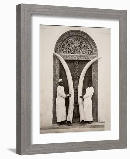 Pair of Tusks, Zanzibar-null-Framed Giclee Print