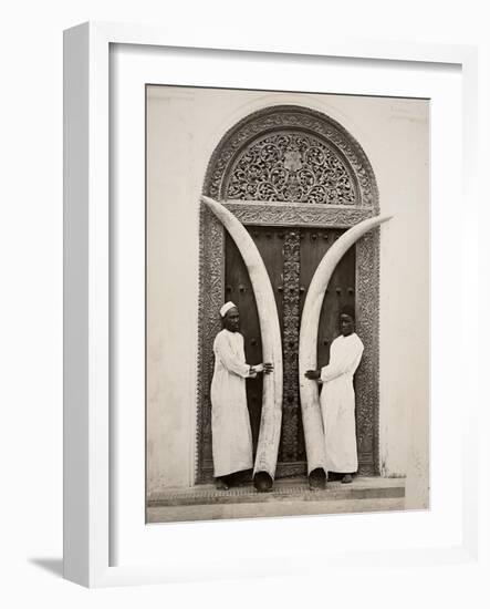 Pair of Tusks, Zanzibar-null-Framed Giclee Print