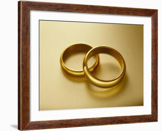 Pair of Wedding Bands-Christopher C Collins-Framed Photographic Print