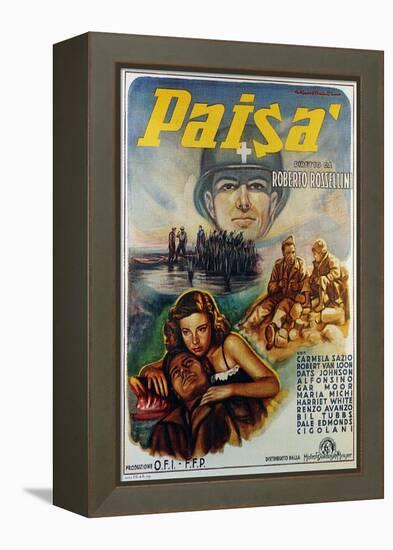 Paisan, Maria Michi, Robert Van Loon, Dots Johnson, 1946-null-Framed Stretched Canvas