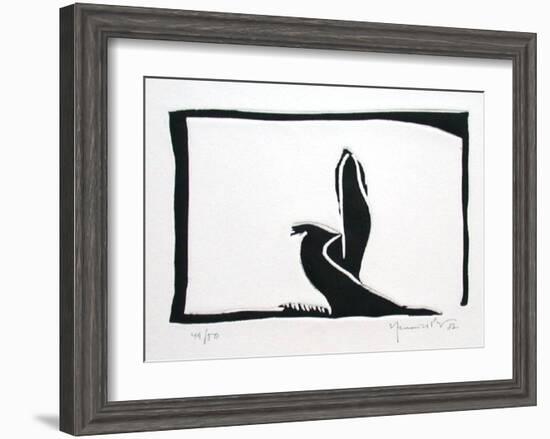 Paisatge III-Joan Hernandez Pijuan-Framed Limited Edition