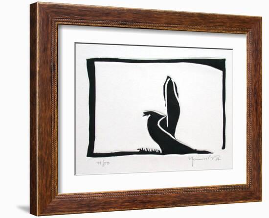 Paisatge III-Joan Hernandez Pijuan-Framed Limited Edition