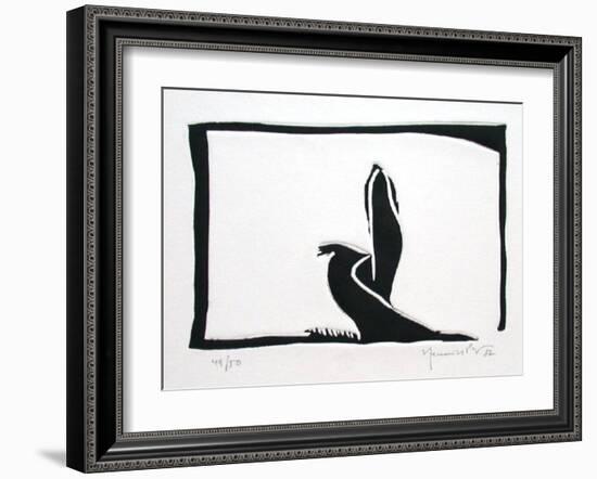 Paisatge III-Joan Hernandez Pijuan-Framed Limited Edition