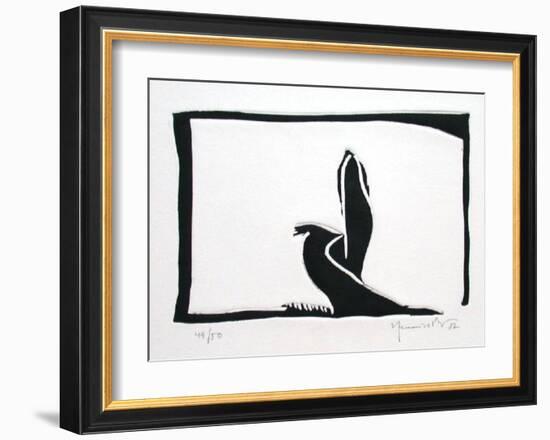 Paisatge III-Joan Hernandez Pijuan-Framed Limited Edition