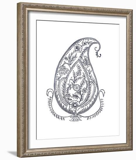 Paisley Bloom-The Vintage Collection-Framed Giclee Print