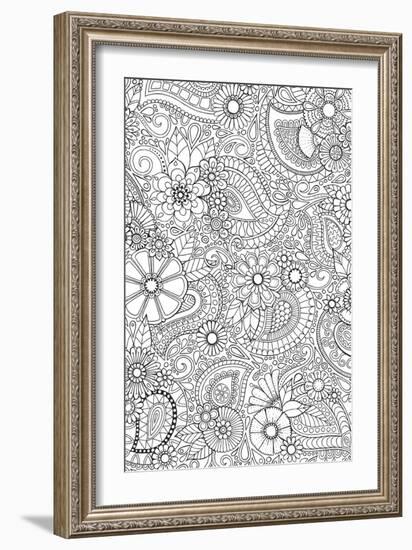 Paisley Blooms-Hello Angel-Framed Giclee Print