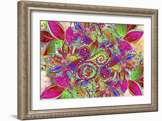 Paisley Design-Ata Alishahi-Framed Giclee Print