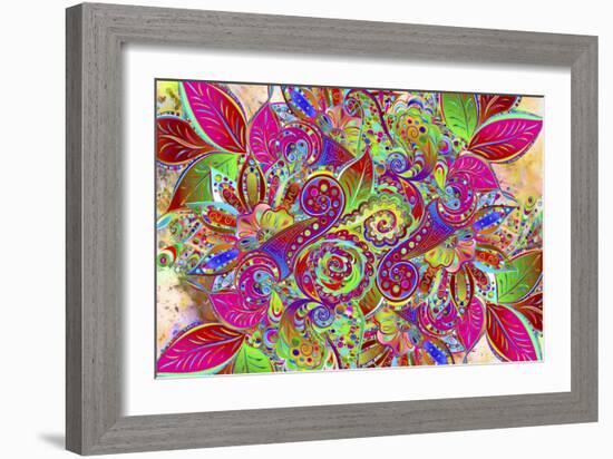 Paisley Design-Ata Alishahi-Framed Giclee Print