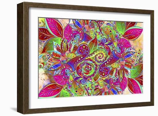 Paisley Design-Ata Alishahi-Framed Giclee Print