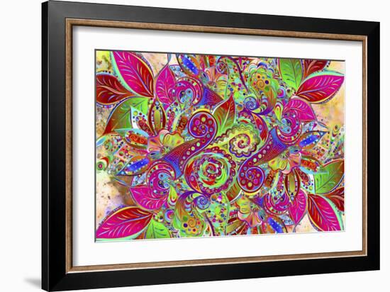 Paisley Design-Ata Alishahi-Framed Giclee Print