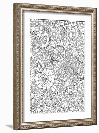 Paisley Floral-Hello Angel-Framed Giclee Print