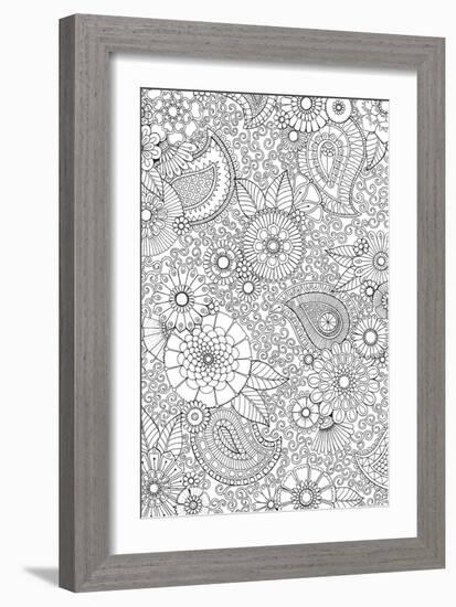 Paisley Floral-Hello Angel-Framed Giclee Print