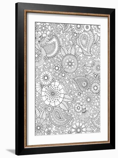 Paisley Floral-Hello Angel-Framed Giclee Print