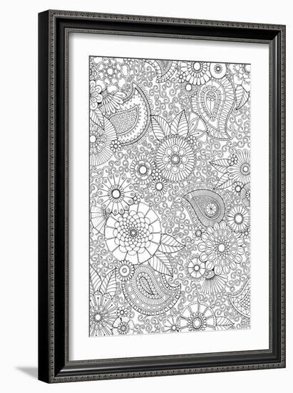 Paisley Floral-Hello Angel-Framed Giclee Print