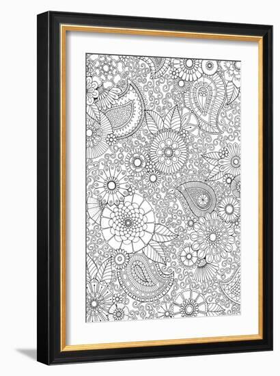 Paisley Floral-Hello Angel-Framed Giclee Print