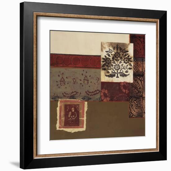 Paisley Motif I-Connie Tunick-Framed Giclee Print