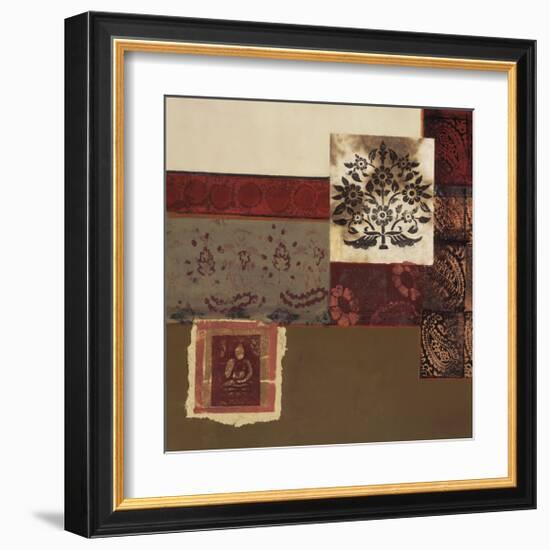 Paisley Motif I-Connie Tunick-Framed Giclee Print