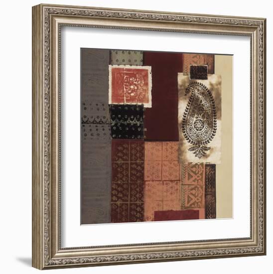 Paisley Motif II-Connie Tunick-Framed Giclee Print