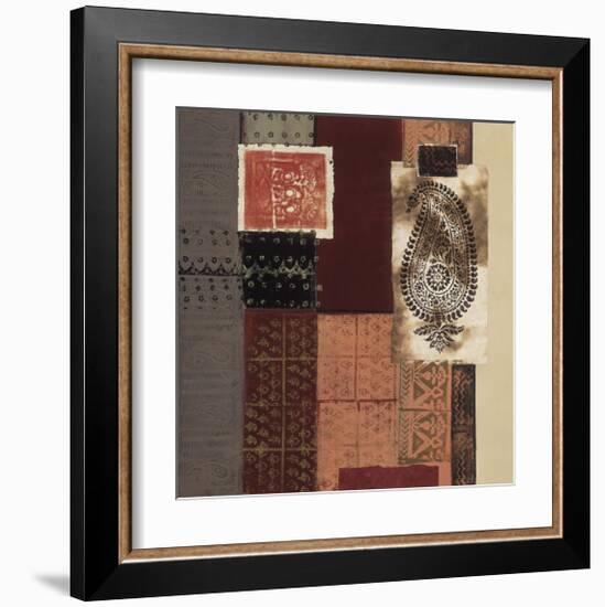 Paisley Motif II-Connie Tunick-Framed Giclee Print