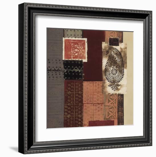 Paisley Motif II-Connie Tunick-Framed Giclee Print