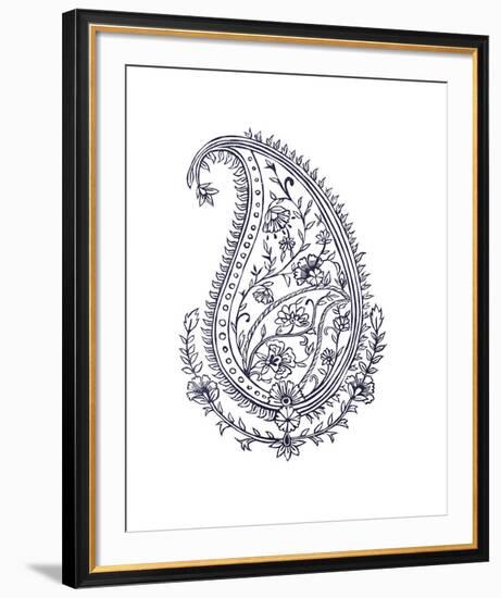 Paisley Teardrop-The Vintage Collection-Framed Giclee Print