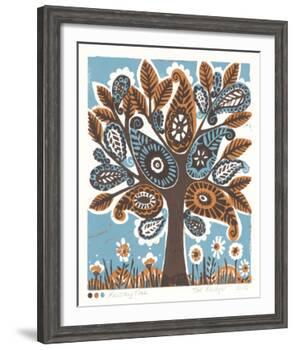 Paisley Tree-Zoe Badger-Framed Giclee Print