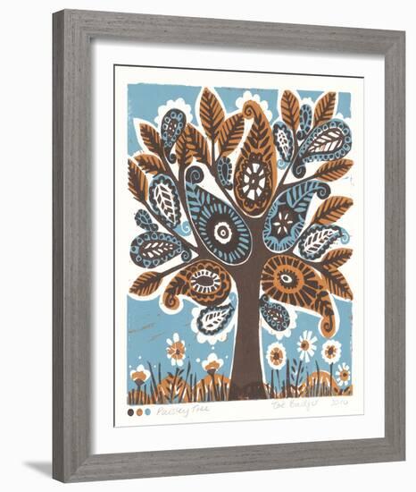 Paisley Tree-Zoe Badger-Framed Giclee Print