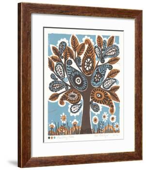 Paisley Tree-Zoe Badger-Framed Giclee Print