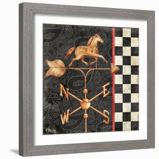 Paisley Weathervanes I-Paul Brent-Framed Premium Giclee Print