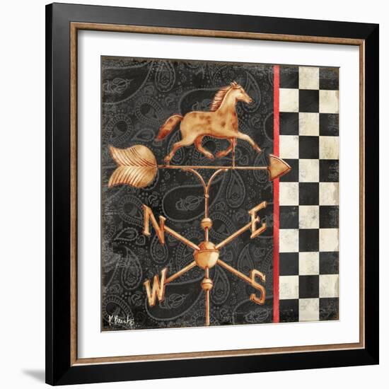 Paisley Weathervanes I-Paul Brent-Framed Premium Giclee Print