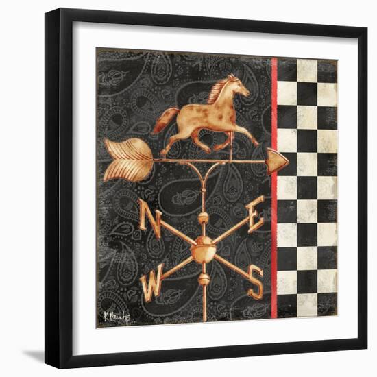 Paisley Weathervanes I-Paul Brent-Framed Premium Giclee Print