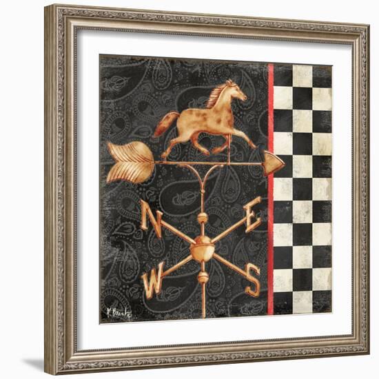 Paisley Weathervanes I-Paul Brent-Framed Art Print