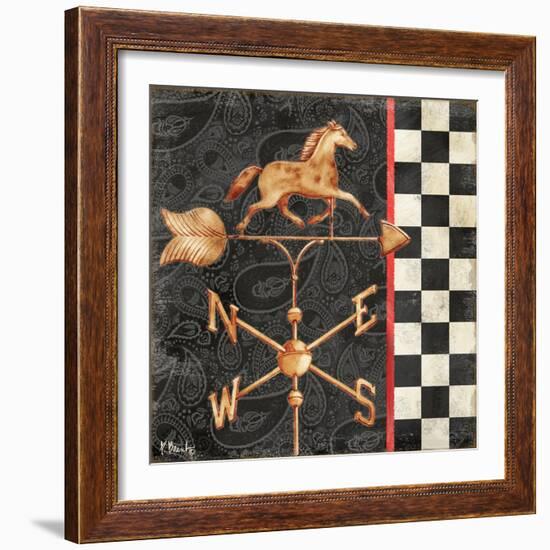 Paisley Weathervanes I-Paul Brent-Framed Art Print