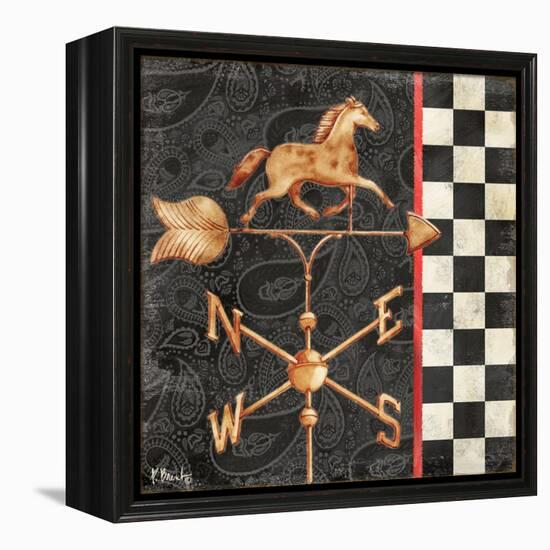 Paisley Weathervanes I-Paul Brent-Framed Stretched Canvas
