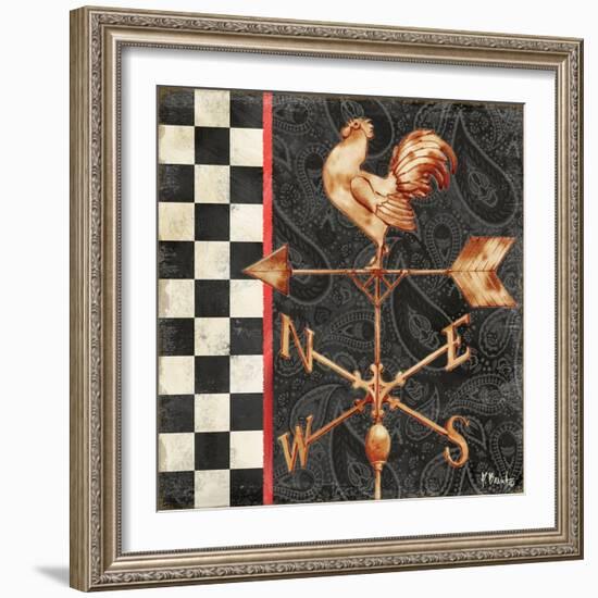 Paisley Weathervanes II-Paul Brent-Framed Art Print