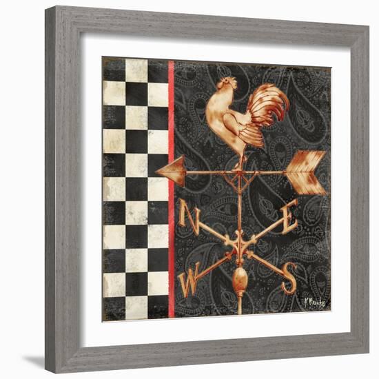 Paisley Weathervanes II-Paul Brent-Framed Art Print