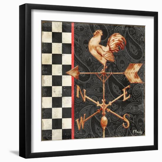 Paisley Weathervanes II-Paul Brent-Framed Art Print