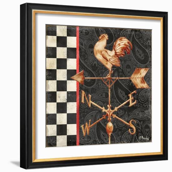 Paisley Weathervanes II-Paul Brent-Framed Art Print