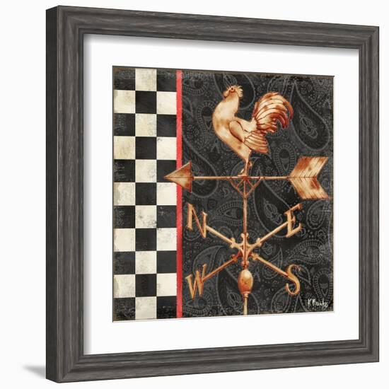 Paisley Weathervanes II-Paul Brent-Framed Art Print