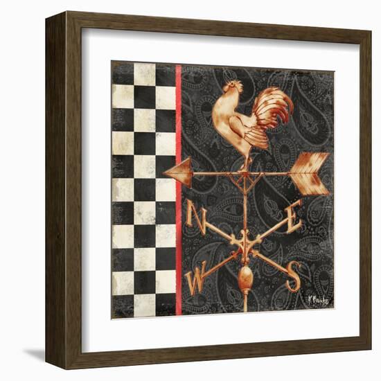 Paisley Weathervanes II-Paul Brent-Framed Art Print